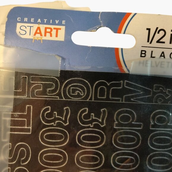 Black Adhesive Vinyl Letters Numbers Indoor Outdoor Mailbox Labels Poster Sign - Picture 5 of 11